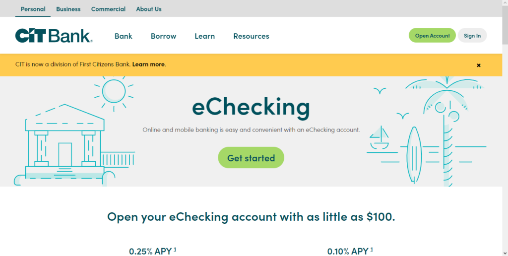 Checking Accounts Poor Credit At Cit Bank