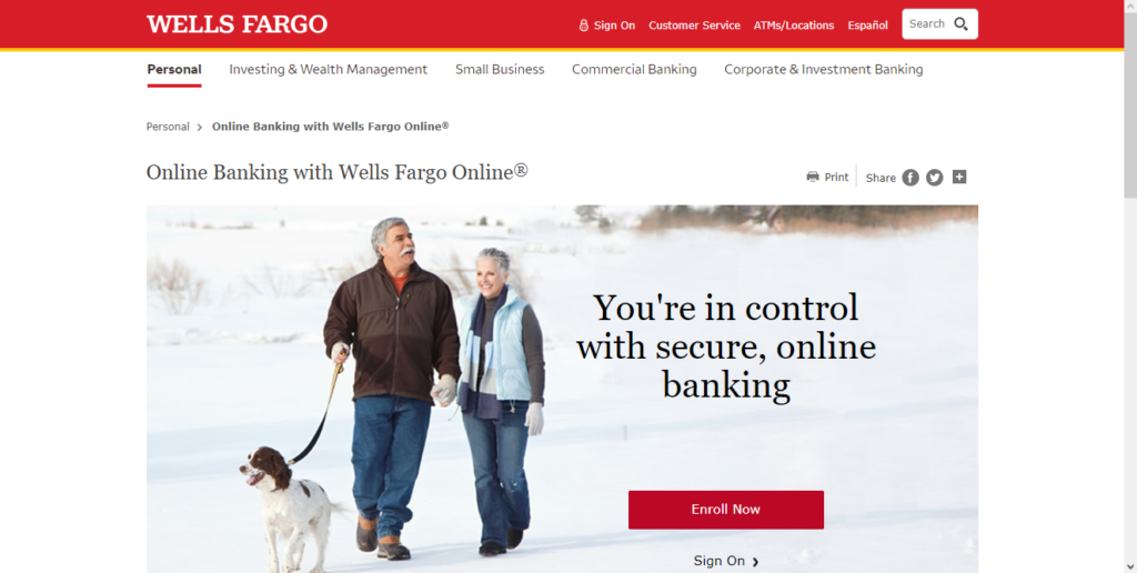 Bank Online At Wells Fargo. 